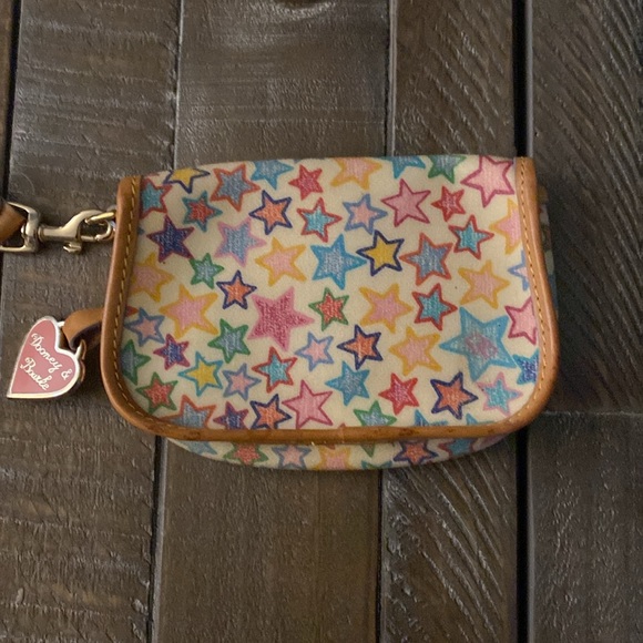 Vintage Y2K Multicolored Dooney & Burkey Leather Wristlet - Picture 8 of 10